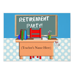 teacher retirement invitations