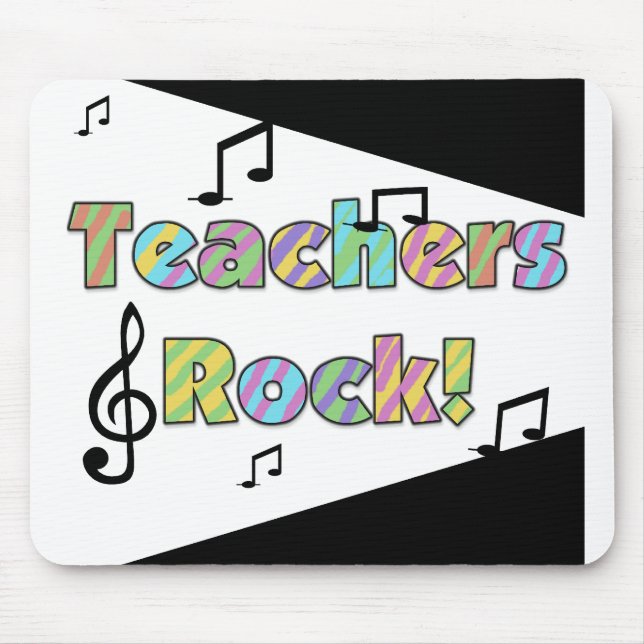 Teachers Rock Mouse Mat (Front)