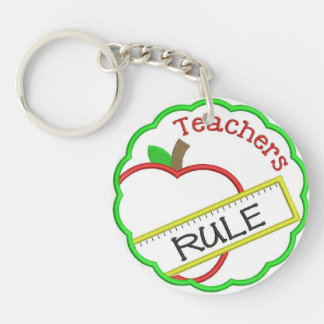 Teachers Rule Key Ring