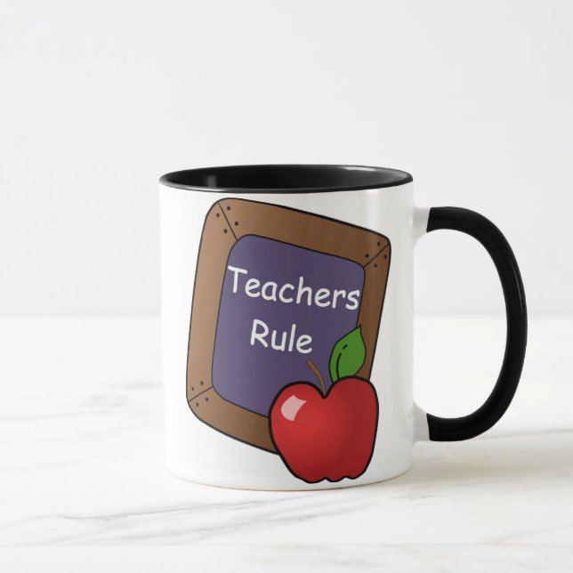 Teachers rule mug (Right)