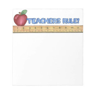 Teachers Rule Notepad