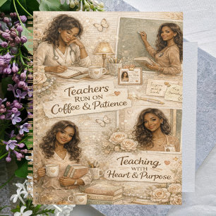 Teachers run on coffee and patience  planner