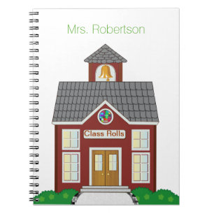 Teacher's School House Custom Notebook