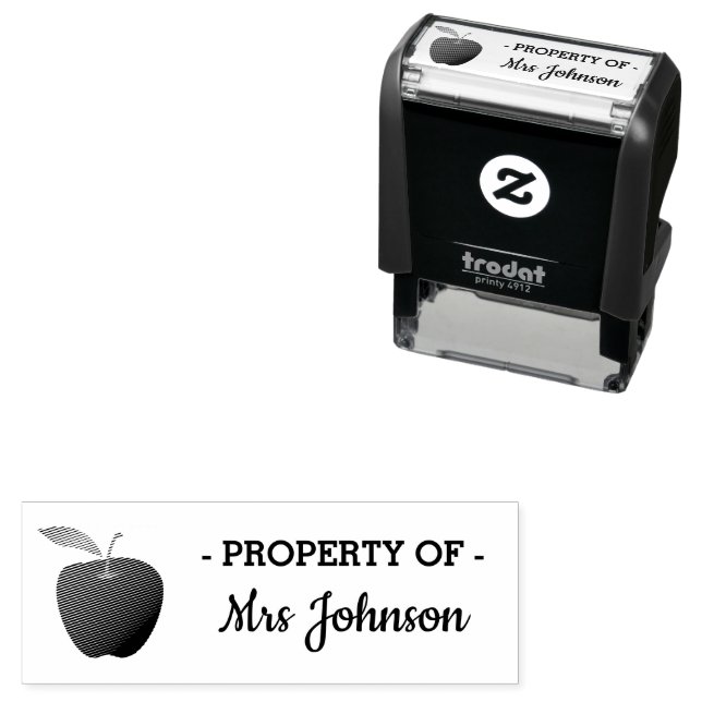 Teacher's Stamp Personalised | Property Of (In Situ)