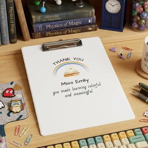 Teachers Thank you Gift Love Viral Aesthetic Clipboard