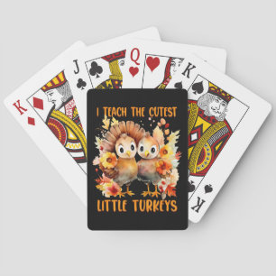Teachers Thanksgiving Playing Cards