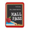 Teachers Tools Blackboard & Apple Hall Pass Magnet