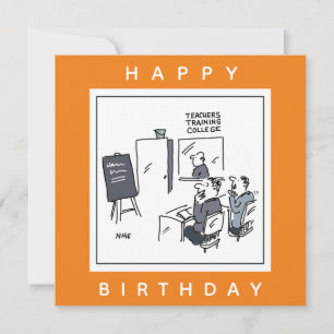 Teachers Training College Cartoon Card