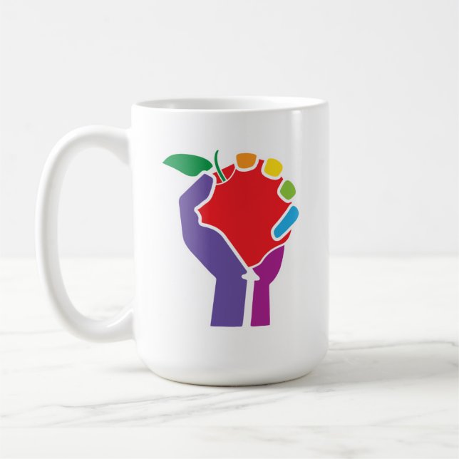 Teachers United Rainbow Mug (Left)