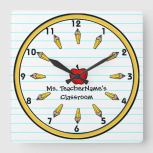Teachers Wall Clock (Personalised)