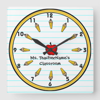 Teachers Wall Clock (Personalised)