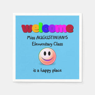 Teachers Welcome Class Napkin