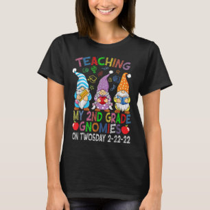 Teaching 2nd Grade On Twosday 2-22-22 T-Shirt