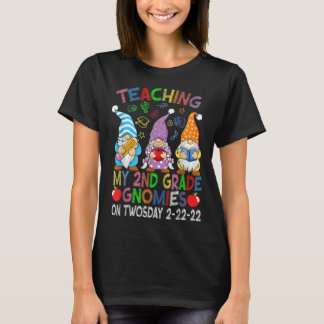 Teaching 2nd Grade On Twosday 2-22-22 T-Shirt