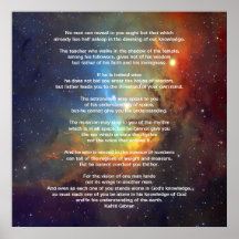 Teaching by Kahlil Gibran