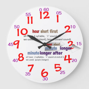 TEACHING CLOCK ANALOG 150802