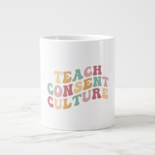 Teaching Consent Culture Large Coffee Mug