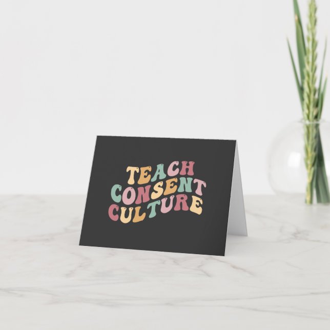Teaching Consent Culture Thank You Card (Front)