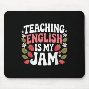 Teaching English Is My Jam Teacher Back To School Mouse Mat