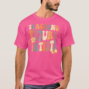 Teaching Future Artists Retro Teacher Students Men T-Shirt