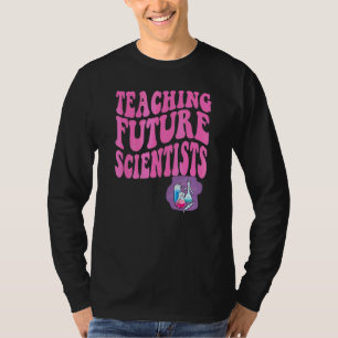 Teaching Future Artists Retro Teacher Students Sci T-Shirt