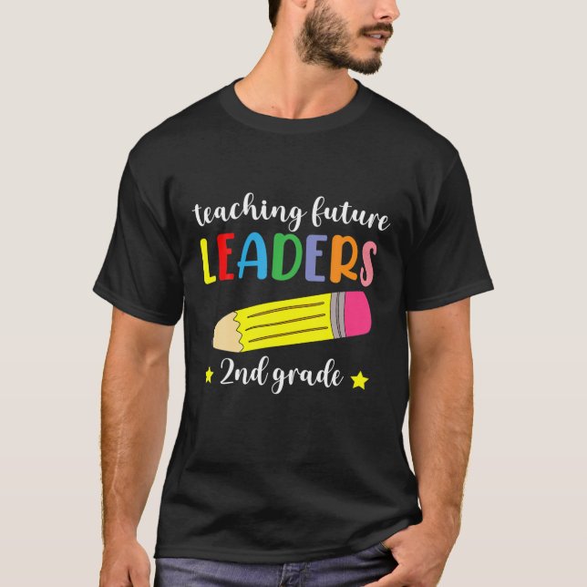 Teaching Future Leaders 2Nd Grade - Student School T-Shirt (Front)