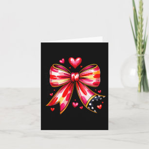 Teaching Is A Work Of Heart Pencil Bow Teacher Val Card