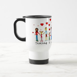 Teaching is a Work of Heart Travel Mug