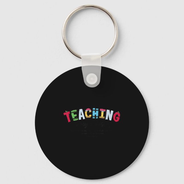 Teaching Is My Ministry Christian Teacher Bible Ve Key Ring (Front)