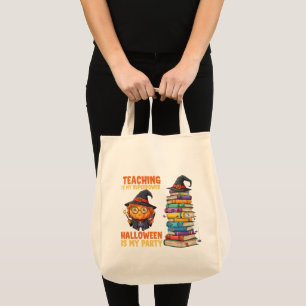 Teaching Is My Superpower – Halloween Witch Teache Tote Bag