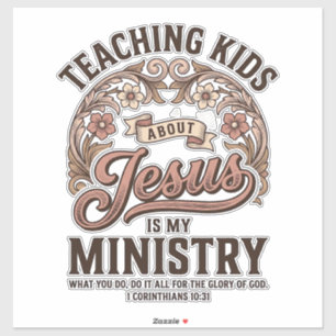 Teaching Kids About Jesus Is My Ministry Vintage