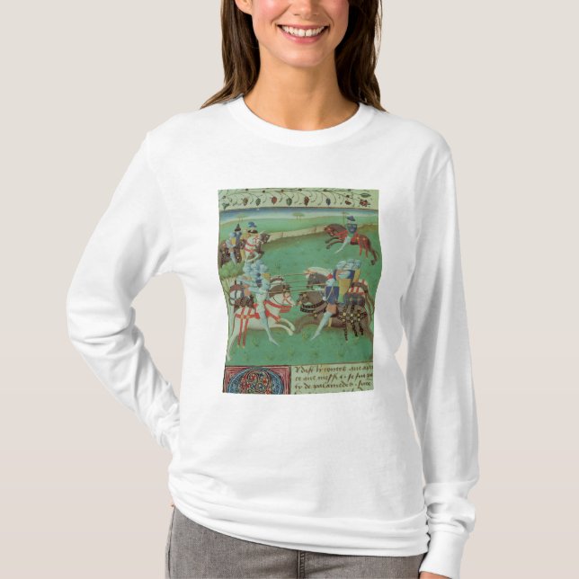 Teaching Knights to Joust T-Shirt (Front)