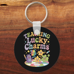 Teaching Lucky Charms Teacher St Patricks Day Key Ring