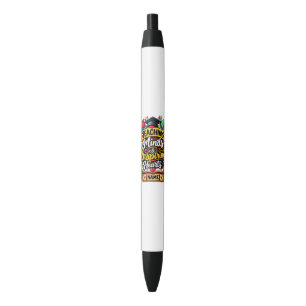 Teaching Minds & Inspiring Hearts Black Ink Pen