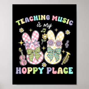 Teaching Music Hoppy Place Bunny Easter Days Resur Poster