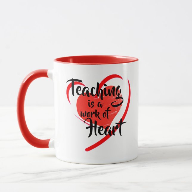 Teaching personalised  mug (Left)