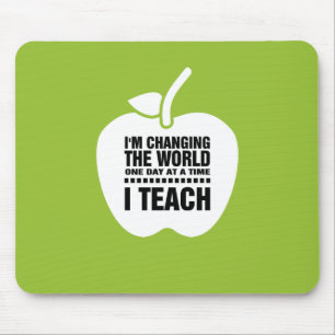 Teaching Quote   Apple  Mouse Mat