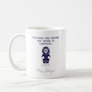 Teaching Rhythm Rhyme of Language English Coffee Mug