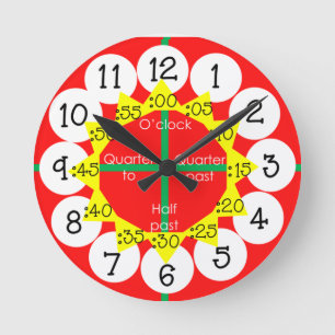 Teaching  round clock