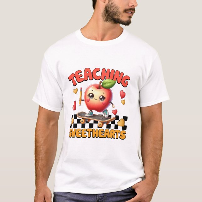 Teaching Sweethearts Heart T-Shirt (Front)
