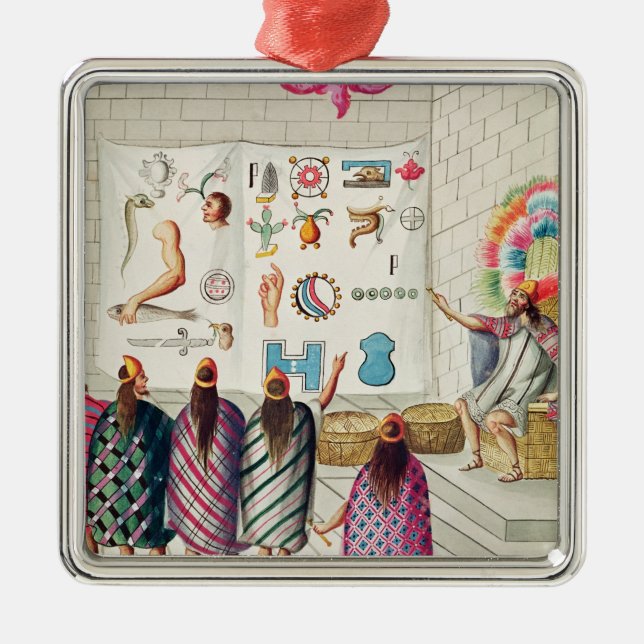 Teaching the Reading of Manuscripts Metal Tree Decoration (Front)