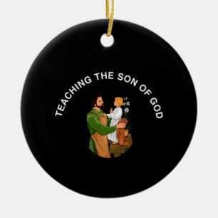 TEACHING THE SON OF GOD CERAMIC TREE DECORATION