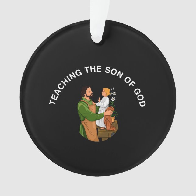 TEACHING THE SON OF GOD ORNAMENT (Front)
