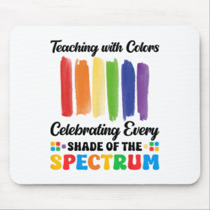 Teaching With Colours Spectrum Autism Teacher Awar Mouse Mat