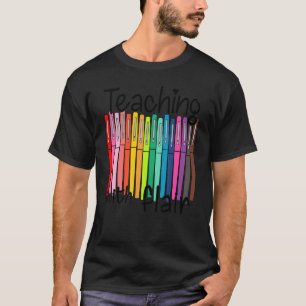 Teaching With Flair Teaching With Joy Teacher T-Shirt