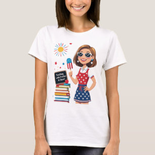 Teaching with Freedom & Flavour – July 4th Teacher T-Shirt