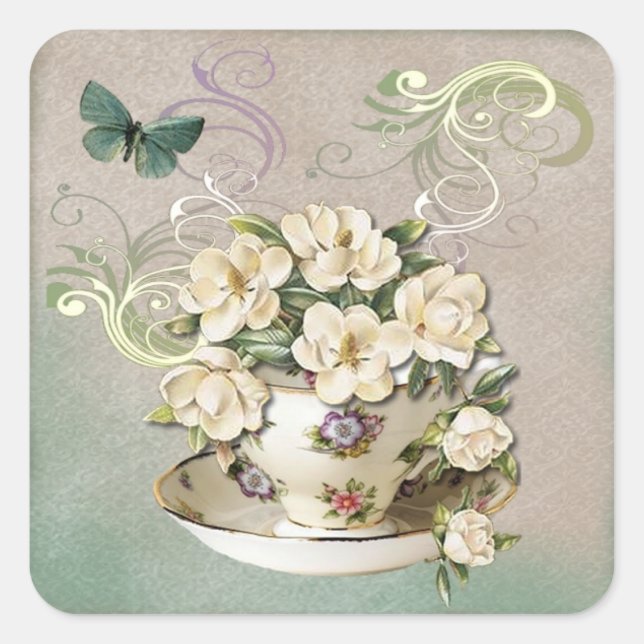 Teacup 2 stickers (Front)