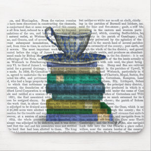 Teacup and Books Mouse Mat