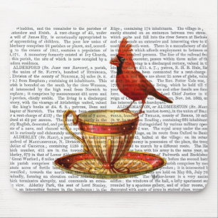 Teacup And Red Cardinal Mouse Mat
