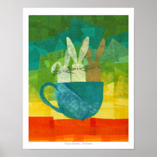 Teacup Bunnies Poster